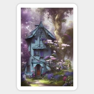 Whimsical Witch Cottage 05 Sticker